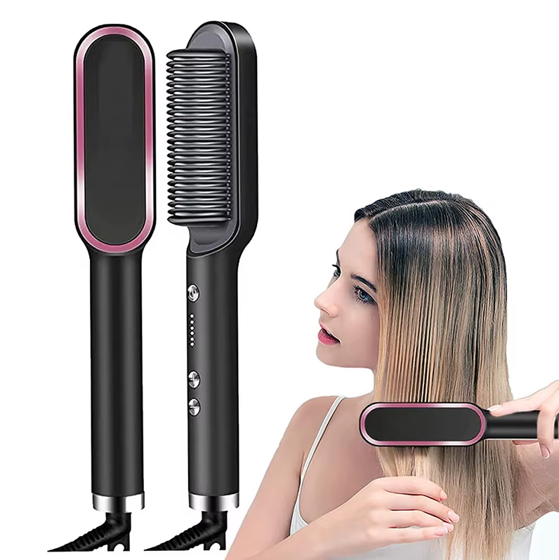 Cepillo Plancha Secador 2 en 1 Alisado